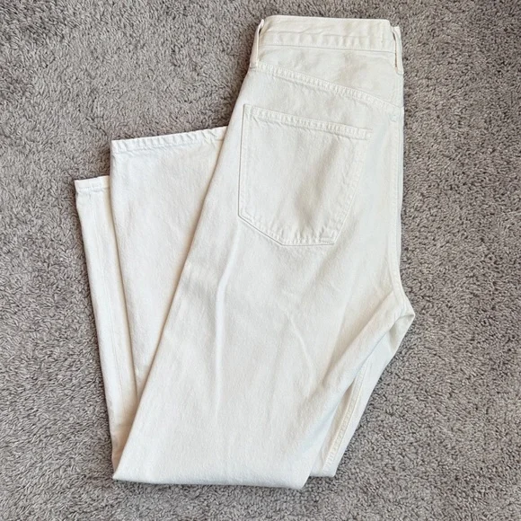 Agolde 90s Jean. Cream colorway. - Picture 6 of 7